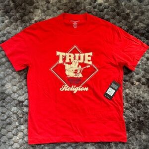 True Religion Men's Diamond Buddha Tee